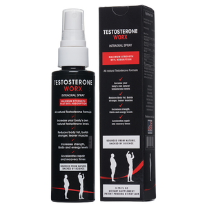 Testosterone Worx In Spray Application - Manufactured in the U.S.A.