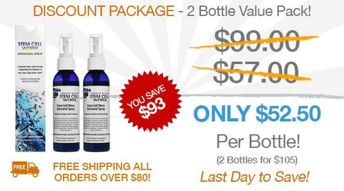 Stem Cell Worx Discounted Package - 2 Bottle Value Pack